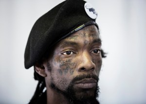 The New Black Panther party meets with the PAC in Soweto.