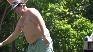 This is what mowed the grass...