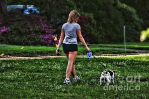 girl-walking-dog-paul-ward