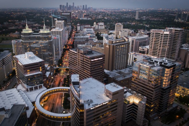 The Texas Medical Center photographed on Thursday, May 23, 2013, in Houston. Texas Children's Hospital is in the foreground.  ( Smiley N. Pool / Houston Chronicle )