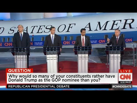 Even this debate was about TRUMP
